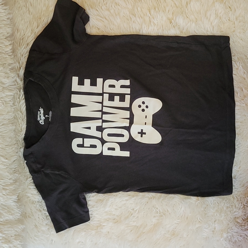 Boy's t-shirt,  Game Power, size 7, Oshkosh